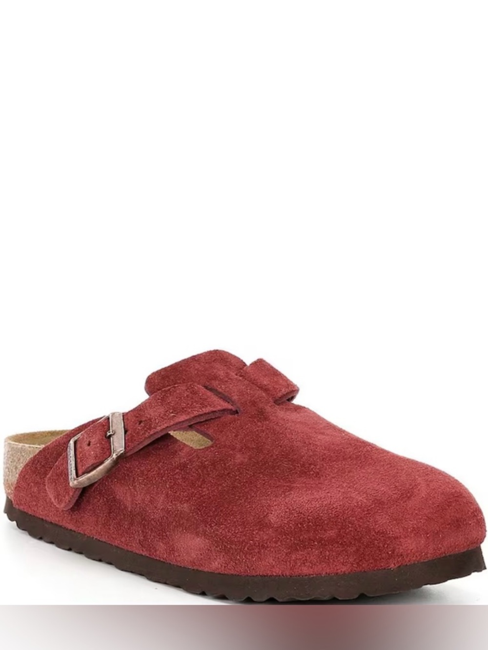 Boston Suede Red Birkenstock